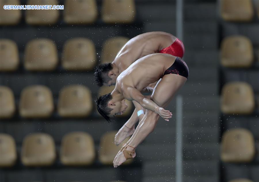 (SP)BRAZIL-RIO DE JANEIRO-CHINESE DIVING TEAM-TRAINING