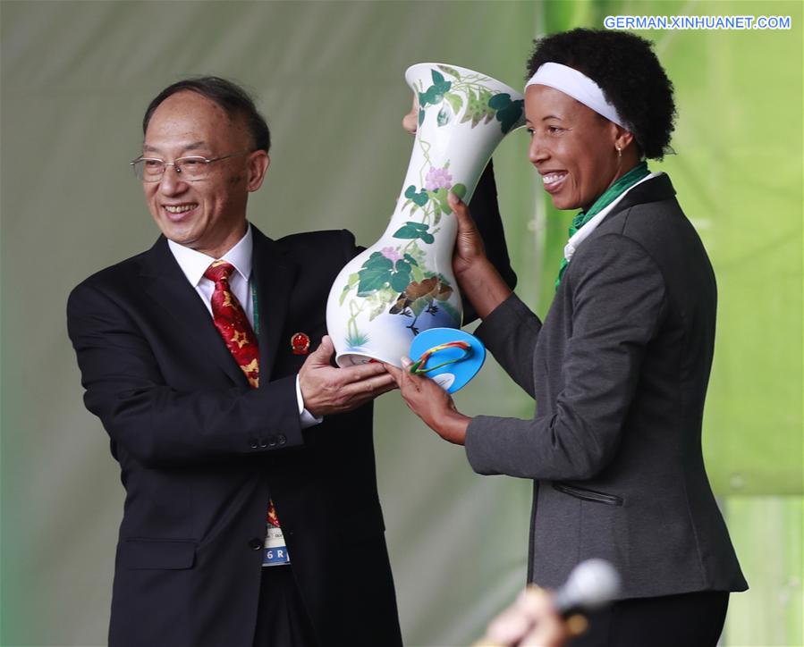 (SP)BRAZIL-RIO DE JANEIRO-OLYMPICS-CHINA-FLAG-RAISING CEREMONY