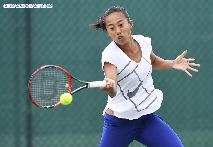 BRAZIL-RIO DE JANEIRO-OLYMPICS-TENNIS-TRAINING