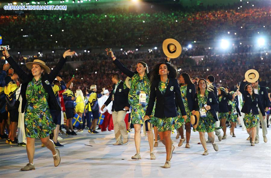 (SP)BRAZIL-RIO DE JANEIRO-OLYMPICS-RIO 2016-OPENING CEREMONY 