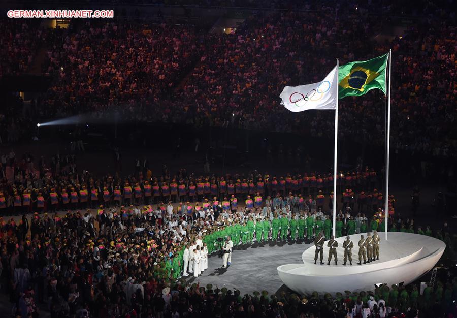 (SP)BRAZIL-RIO DE JANEIRO-OLYMPICS-RIO 2016-OPENING CEREMONY