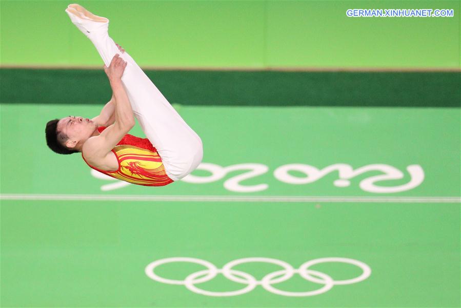 (SP)BRAZIL-RIO DE JANEIRO-OLYMPICS-TRAMPOLINE GYMNASTICS