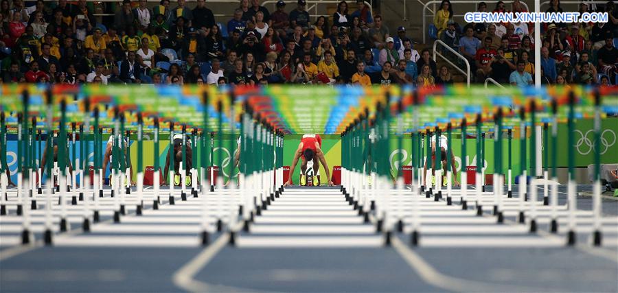 (SP)BRAZIL-RIO DE JANEIRO-OLYMPICS-MEN'S 110M HURDLES