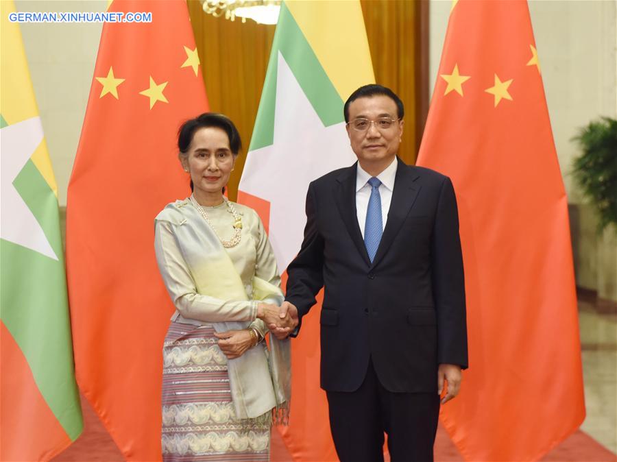 CHINA-BEIJING-LI KEQIANG-MYANMAR-TALKS (CN)