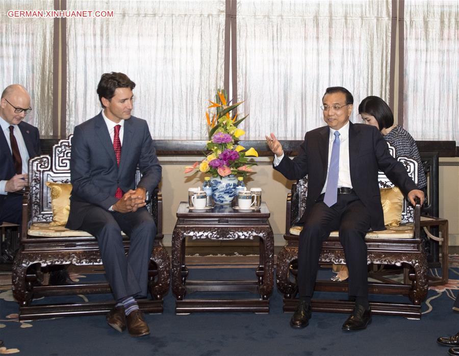 CHINA-BEIJING-LI KEQIANG-CANADIAN PM-MEETING(CN)   