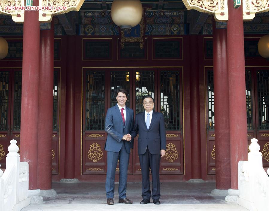 CHINA-BEIJING-LI KEQIANG-CANADIAN PM-MEETING(CN)   