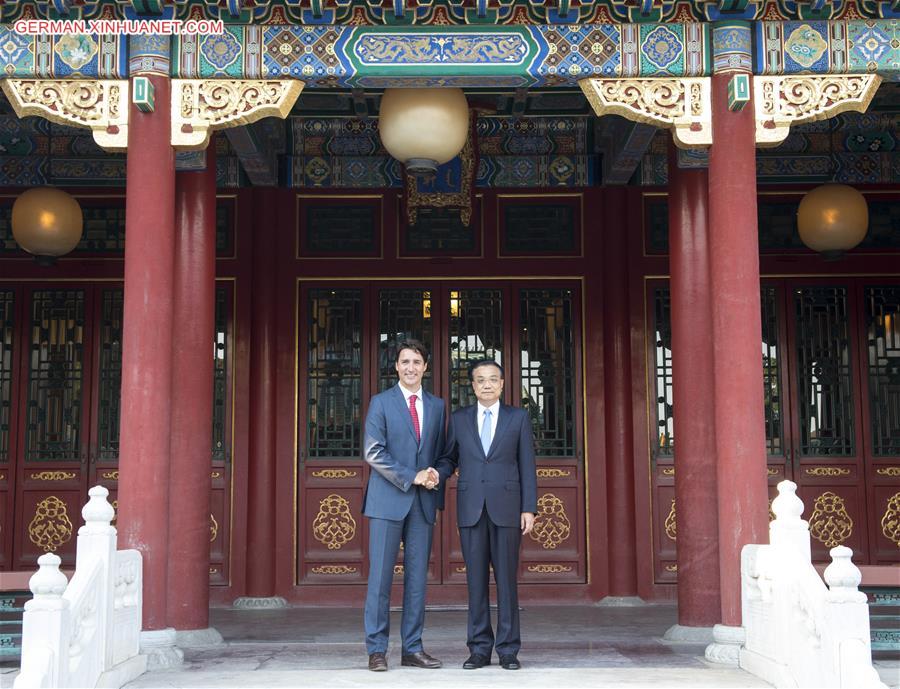 CHINA-BEIJING-LI KEQIANG-CANADIAN PM-MEETING(CN)   