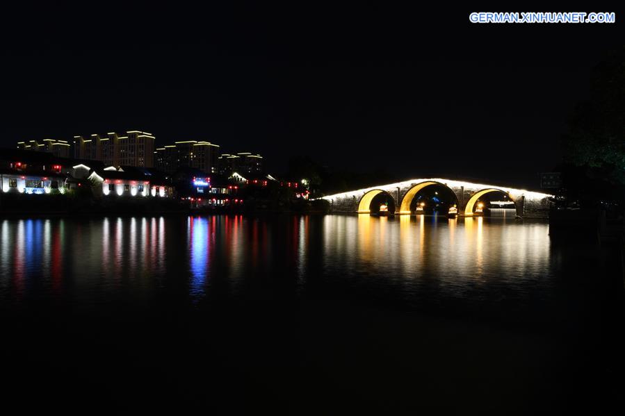 CHINA-HANGZHOU-G20-GREAT CANAL-NIGHT VIEW(CN)