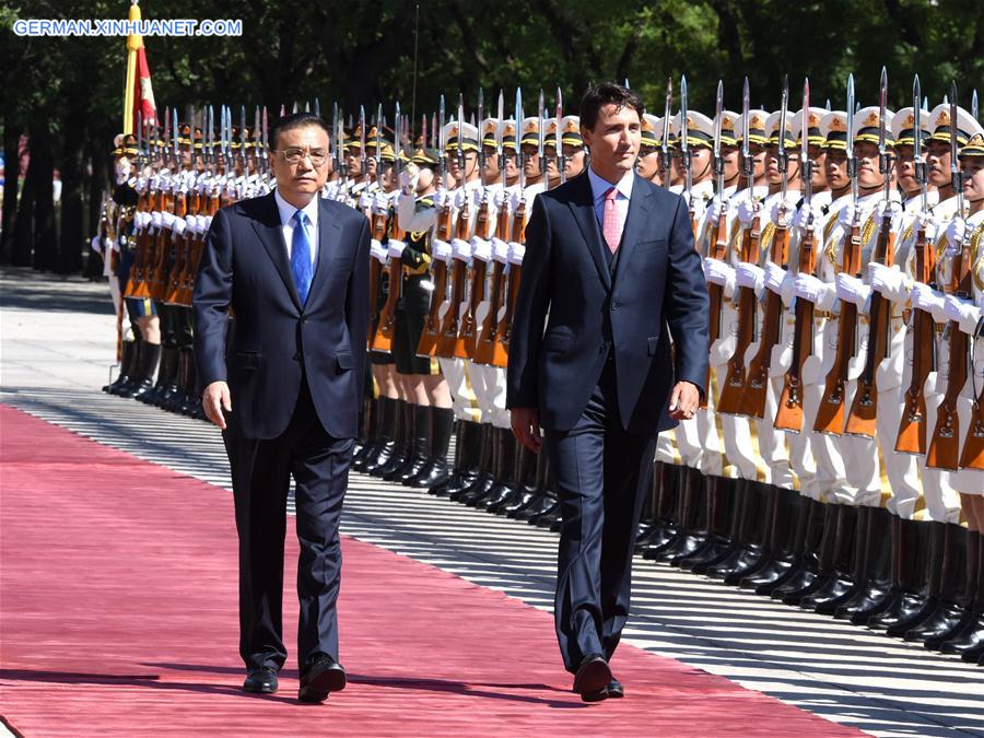 CHINA-BEIJING-LI KEQIANG-CANADIAN PM-TALKS (CN)