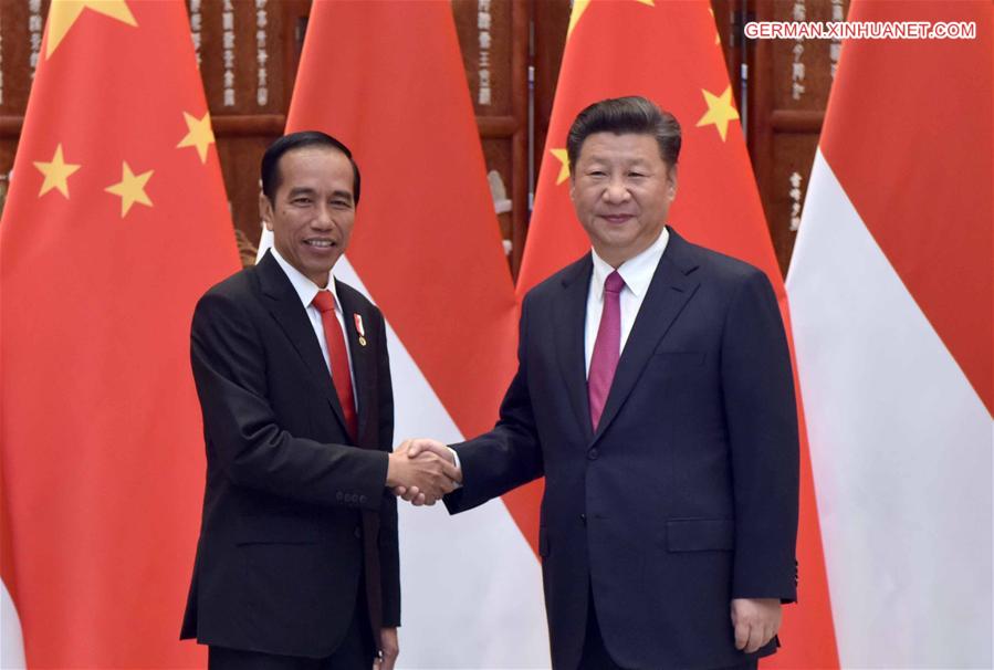 (G20 SUMMIT)CHINA-HANGZHOU-XI JINPING-INDONESIA-JOKO WIDODO-MEETING (CN)