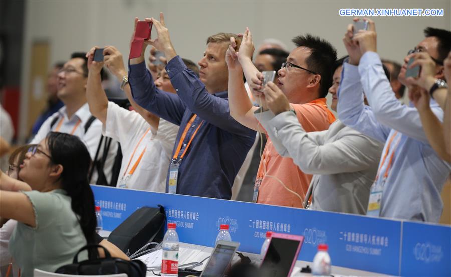 (G20 SUMMIT)CHINA-HANGZHOU-G20-MEDIA (CN)