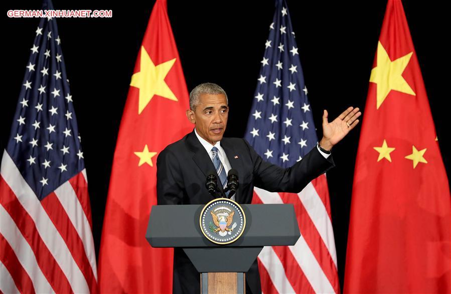 (G20 SUMMIT)CHINA-HANGZHOU-G20-U.S. PRESIDENT-PRESS CONFERENCE (CN)