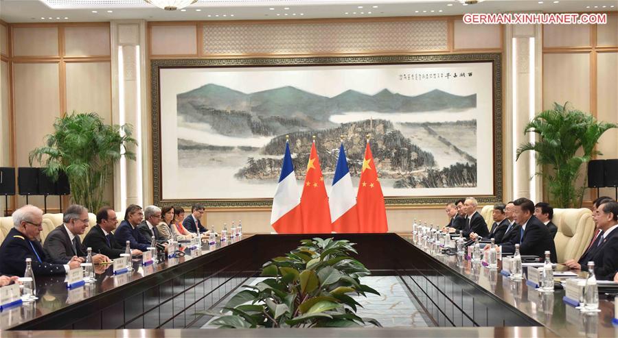 (G20 SUMMIT)CHINA-HANGZHOU-G20-XI JINPING-FRANCE-HOLLANDE-MEETING (CN)