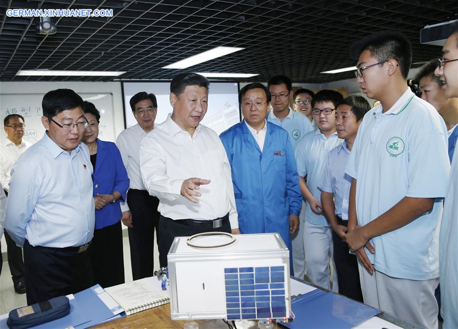 CHINA-BEIJING-XI JINPING-BAYI SCHOOL-INSPECTION (CN)