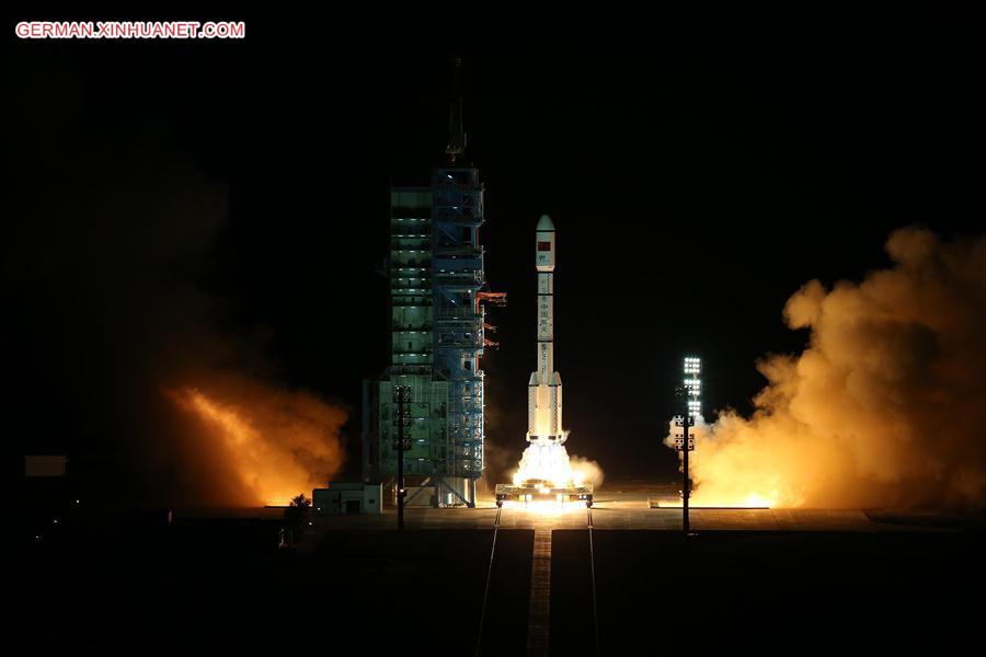 (XINHUAINSIGHT)CHINA-JIUQUAN-TIANGONG-2-LAUNCH (CN) 