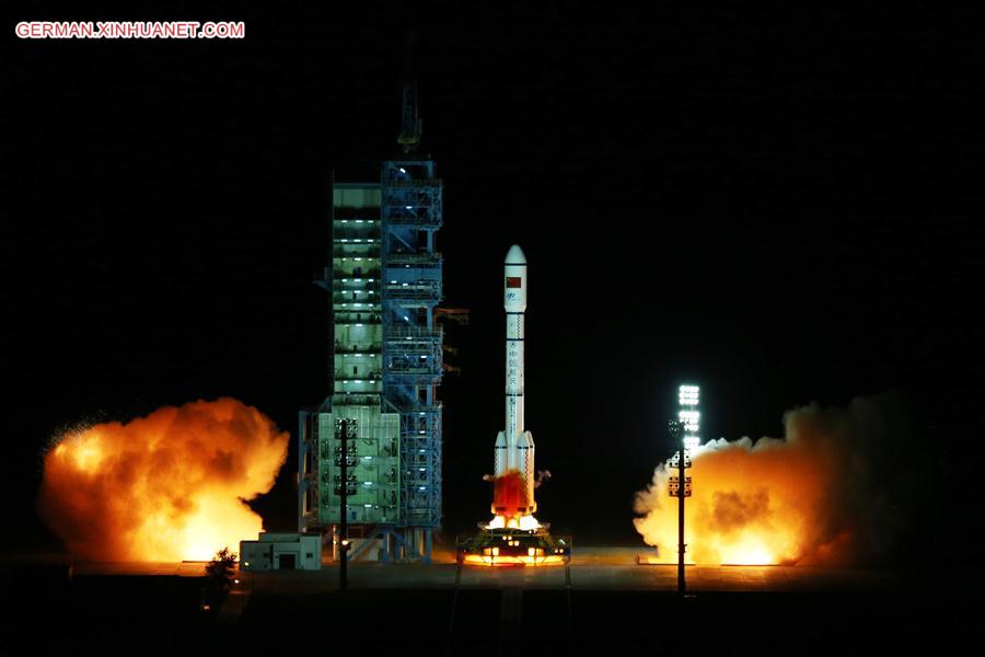 (XINHUAINSIGHT)CHINA-JIUQUAN-TIANGONG-2-LAUNCH (CN) 