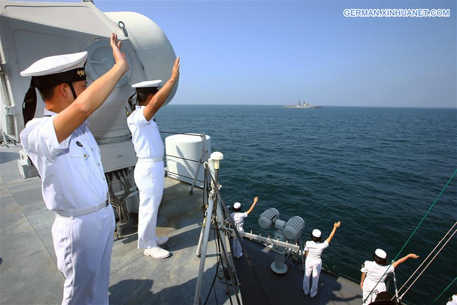 CHINA-RUSSIA-JOINT SEA 2016-DRILL (CN) 