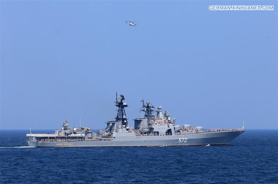 CHINA-RUSSIA-JOINT SEA 2016-DRILL (CN) 