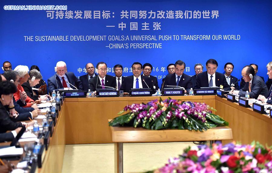 UN-CHINA-SUSTAINABLE DEVELOPMENT