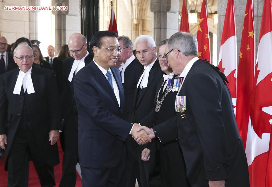 CANADA-OTTAWA-CHINESE PREMIER-MEETING