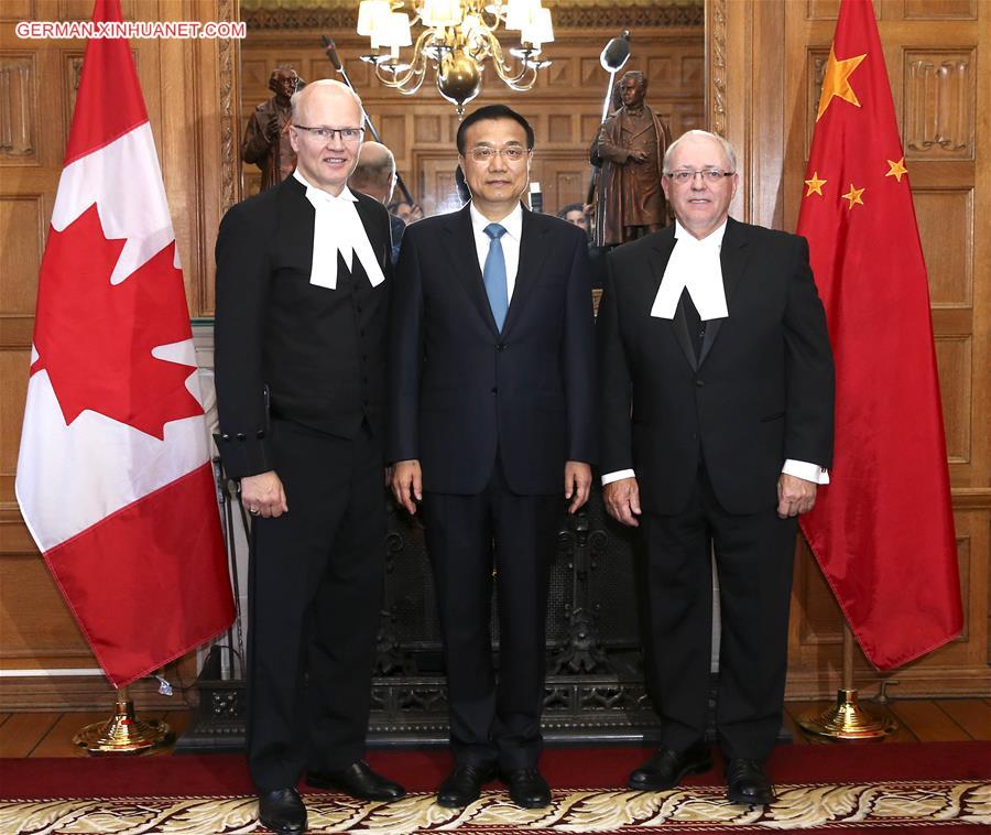 CANADA-OTTAWA-CHINESE PREMIER-MEETING