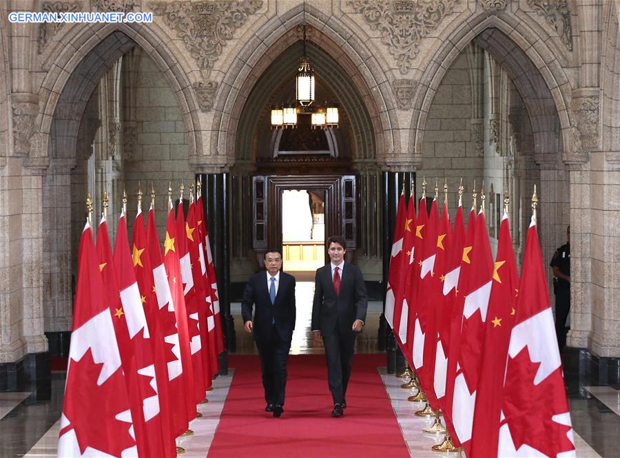 CANADA-OTTAWA-CHINA-LEADERS-SIGNING CEREMONY