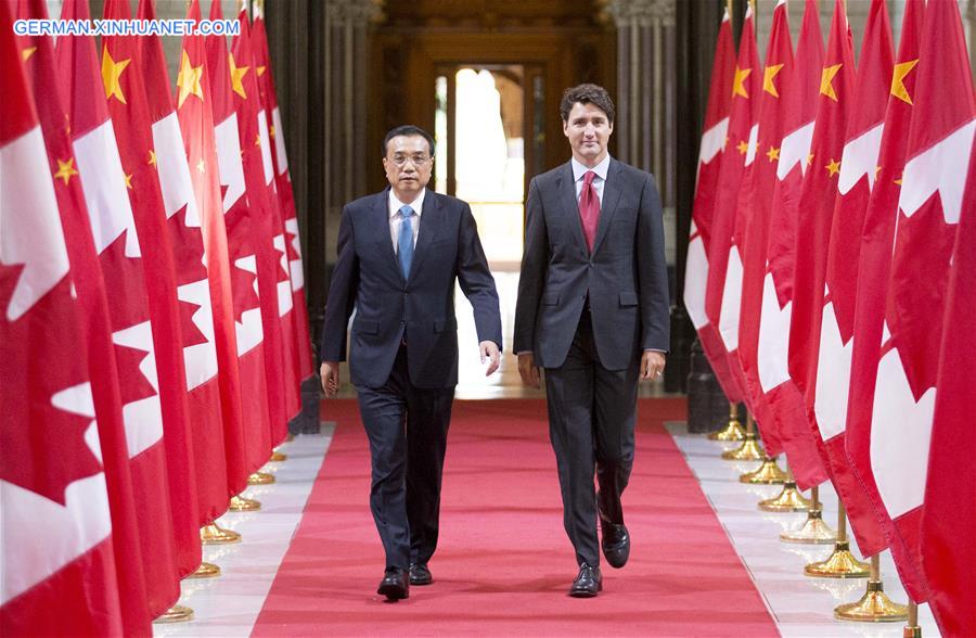 CANADA-OTTAWA-CHINA-LEADERS-SIGNING CEREMONY