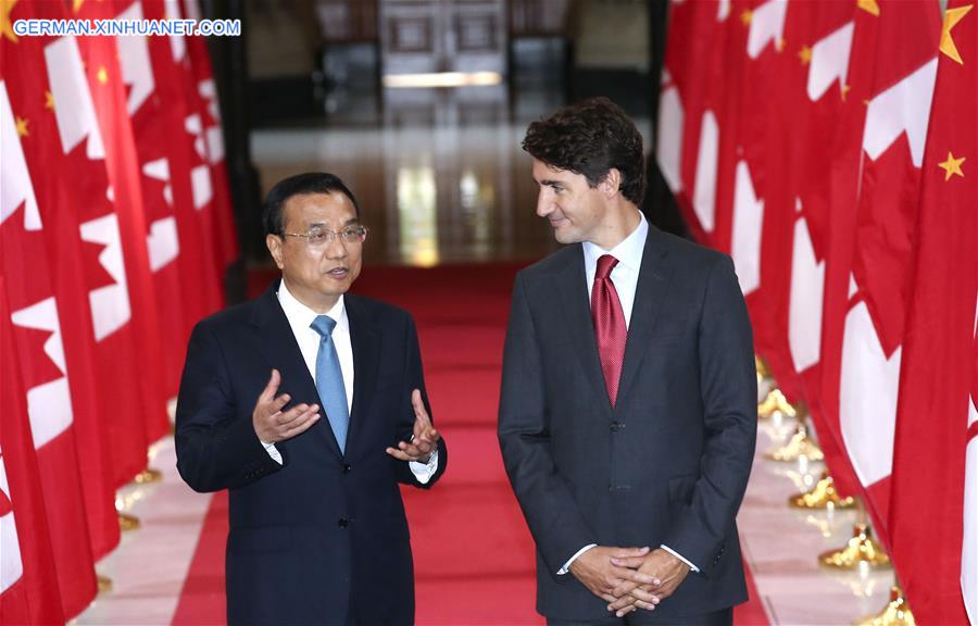 CANADA-OTTAWA-CHINA-LEADERS-SIGNING CEREMONY