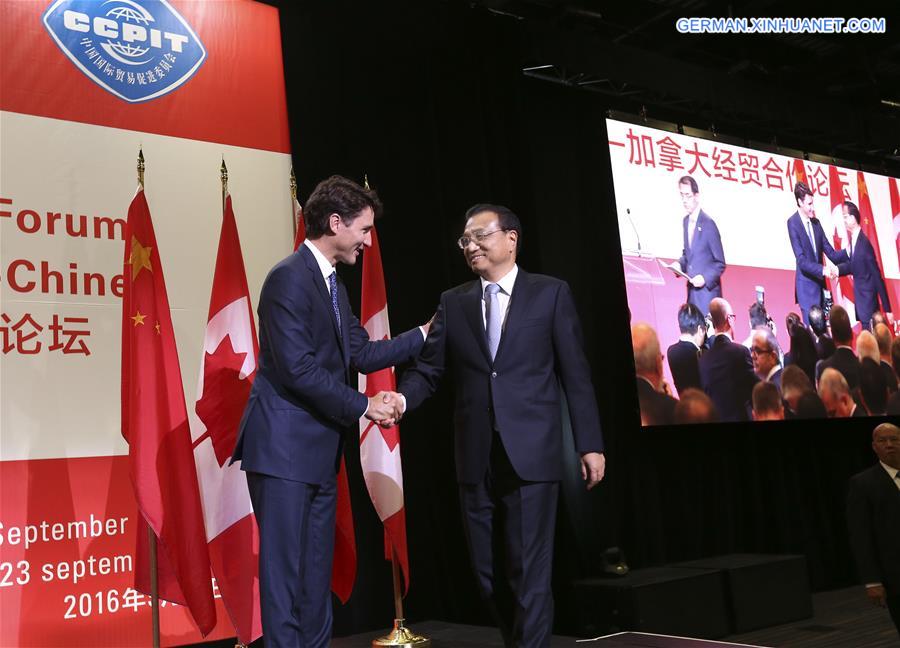 CANADA-MONTREAL-CHINESE PREMIER-FORUM