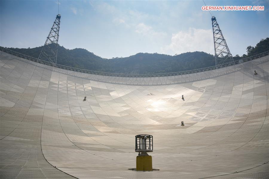 CHINA-GUIZHOU-FAST-RADIO TELESCOPE-COMPLETION (CN) 