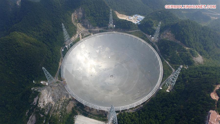 CHINA-GUIZHOU-FAST-RADIO TELESCOPE-COMPLETION (CN) 