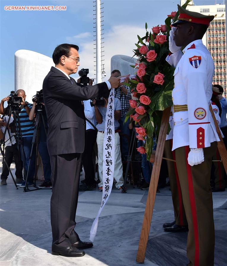 CUBA-HAVANA-CHINESE PREMIER-VISIT 