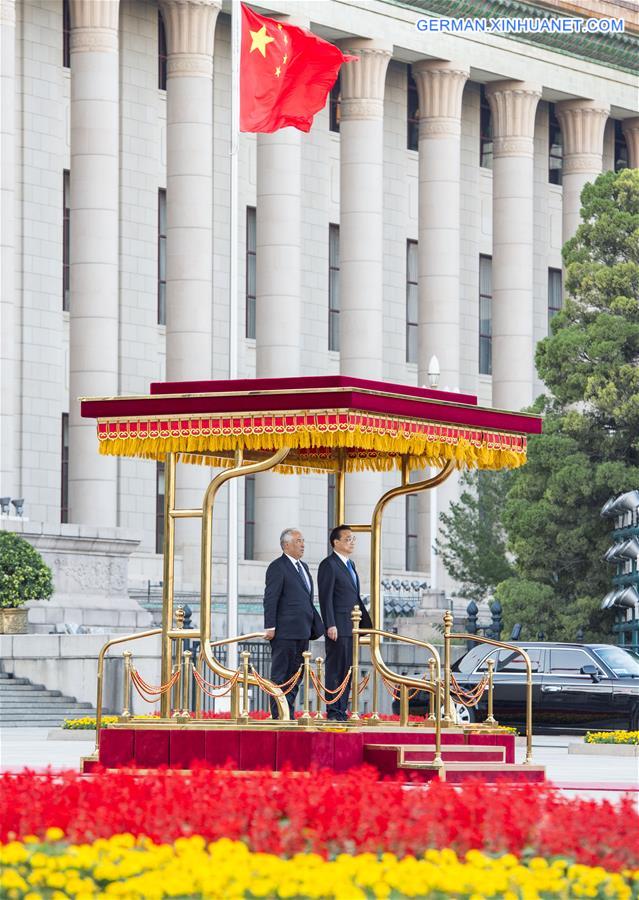 CHINA-BEIJING-LI KEQIANG-PORTUGUESE PM-TALKS (CN)