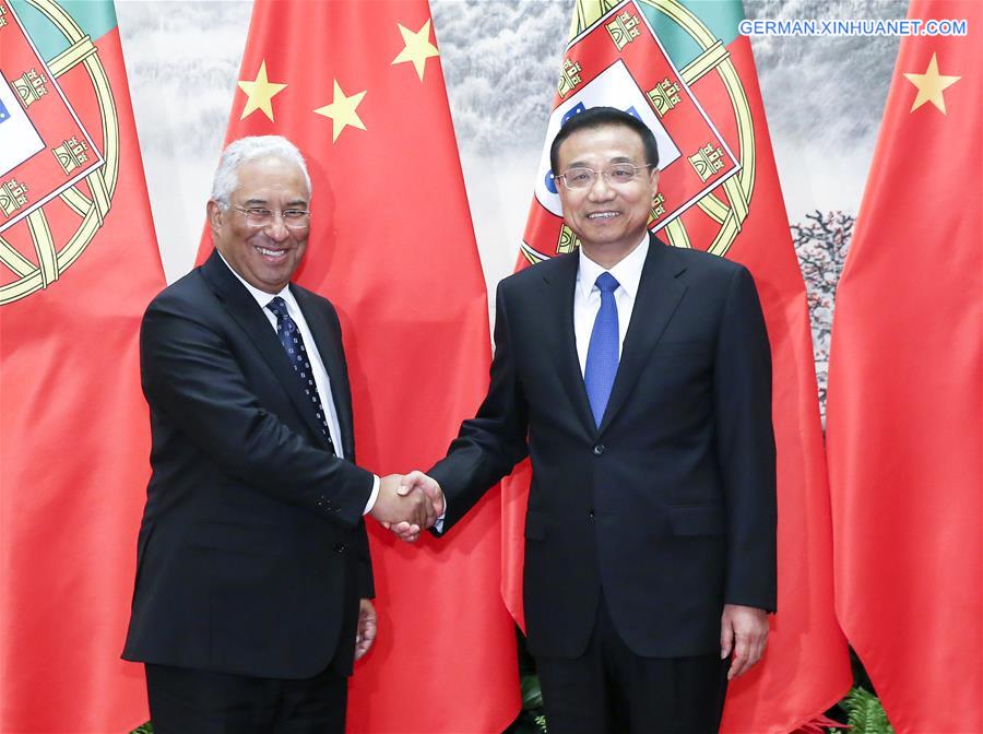 CHINA-BEIJING-LI KEQIANG-PORTUGUESE PM-TALKS (CN)