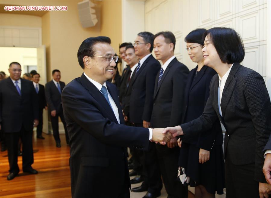 CHINA-MACAO-LI KEQIANG-SAR GOVERMENT-HEADQUARTERS-VISIT (CN)