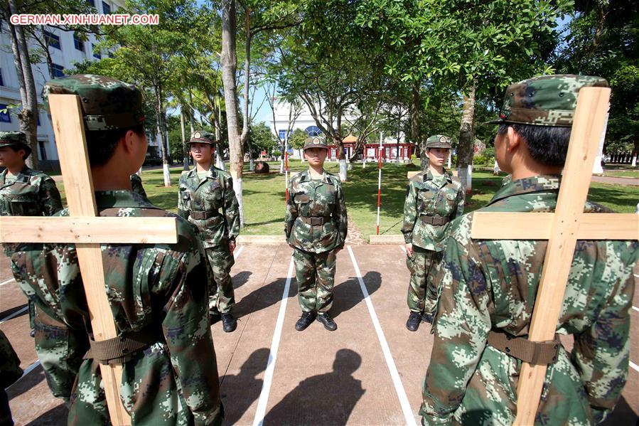 #CHINA-HAIKOU-FEMALE SOLDIERS-TRAINING (CN)