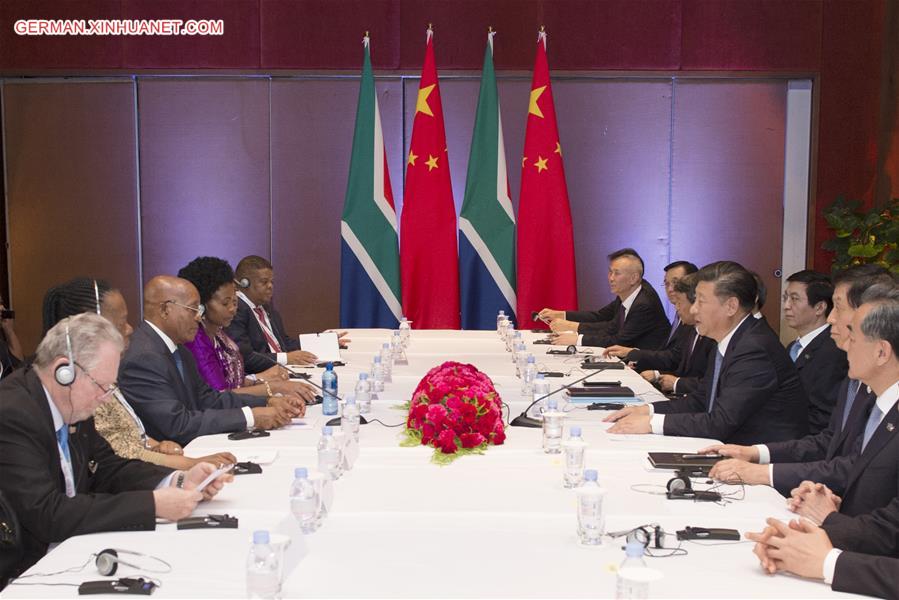 INDIA-GOA-CHINA-SOUTH AFRICA-XI JINPING-ZUMA-MEETING
