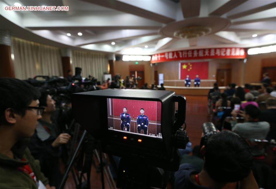 (SHENZHOU-11)CHINA-SHENZHOU-11-ASTRONAUTS (CN)