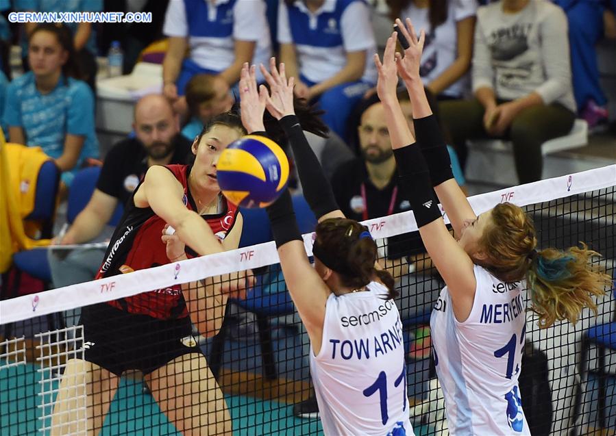 (SP)TURKEY-MANISA-VOLLEYBALL-TURKISH WOMEN LEAGUE-VAKIFBANK