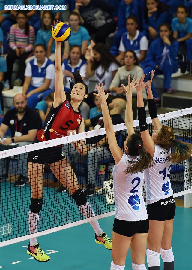 (SP)TURKEY-MANISA-VOLLEYBALL-TURKISH WOMEN LEAGUE-VAKIFBANK