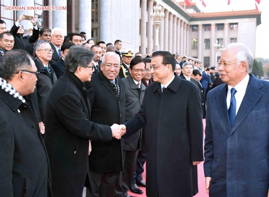 CHINA-BEIJING-LI KEQIANG-NAJIB-TALKS (CN)