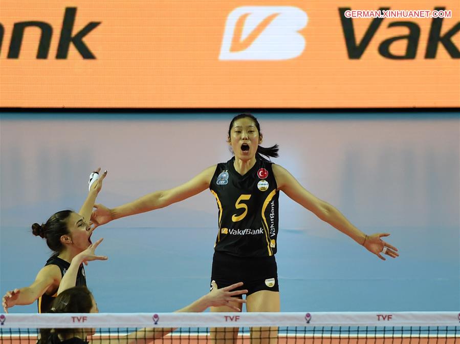 (SP)TURKEY-ISTANBUL-VOLLEYBALL-TURKISH WOMEN LEAGUE
