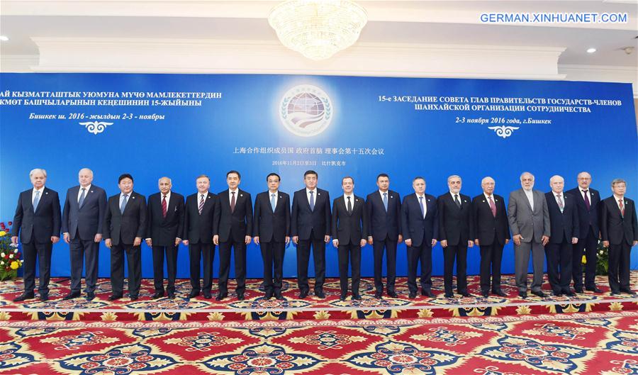 KYRGYZSTAN-BISHKEK-LI KEQIANG-SCO-MEETING