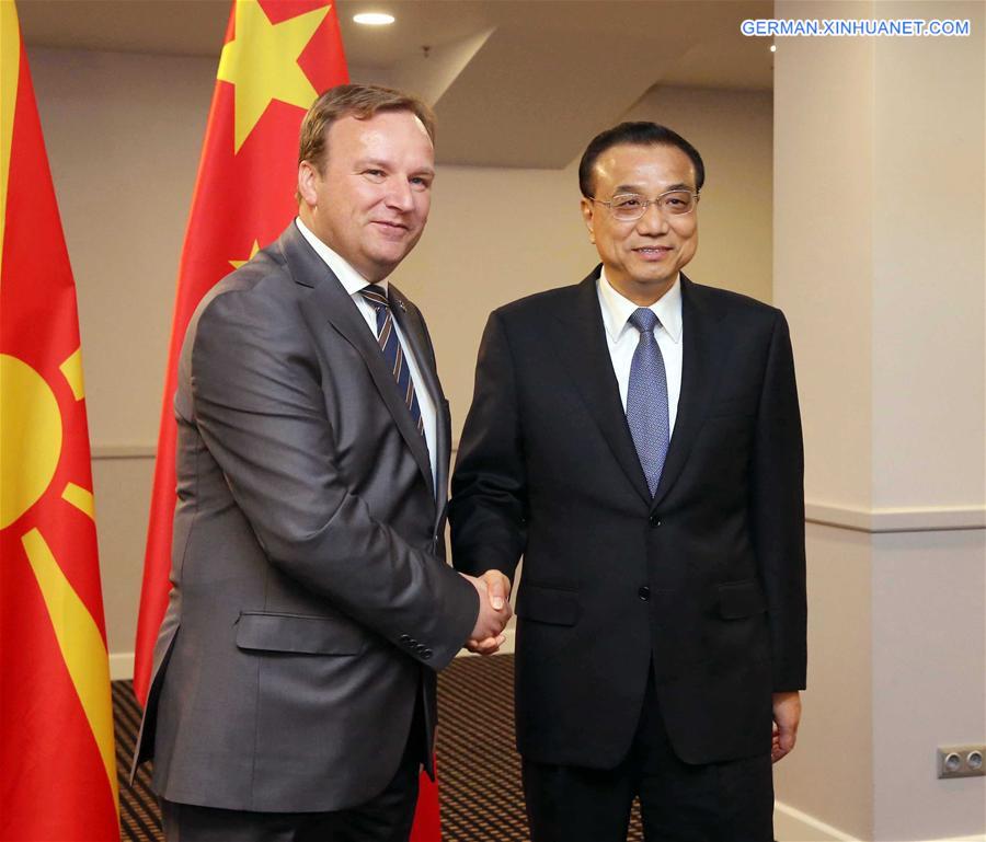 LATVIA-RIGA-LI KEQIANG-DIMITRIEV-MEETING