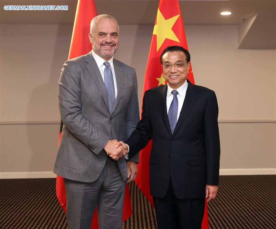 LATVIA-RIGA-LI KEQIANG-RAMA-MEETING