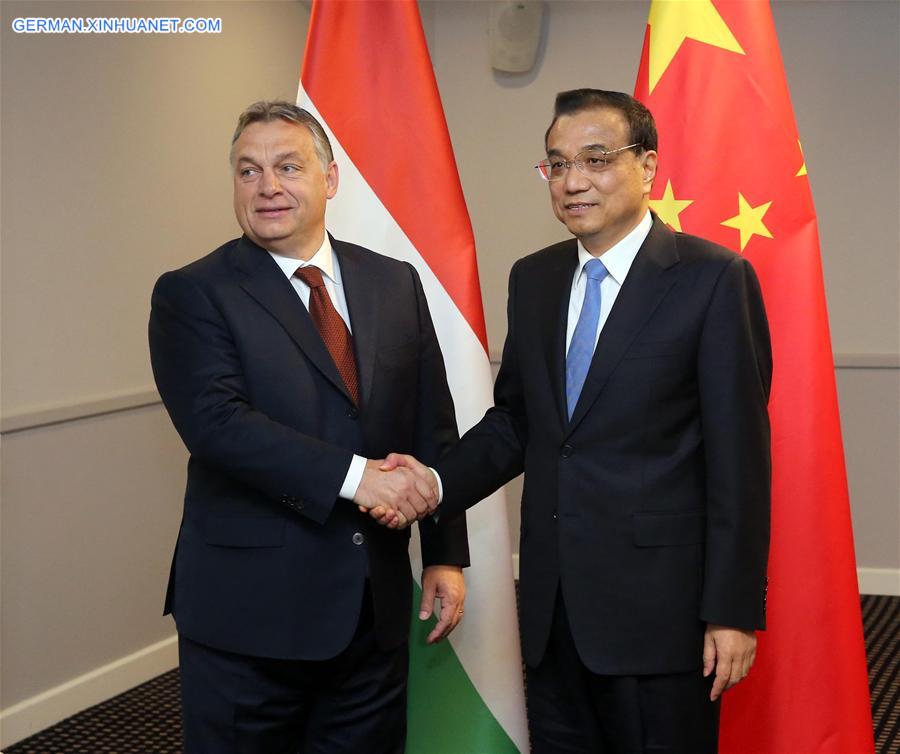 LATVIA-RIGA-LI KEQIANG-ORBAN-MEETING