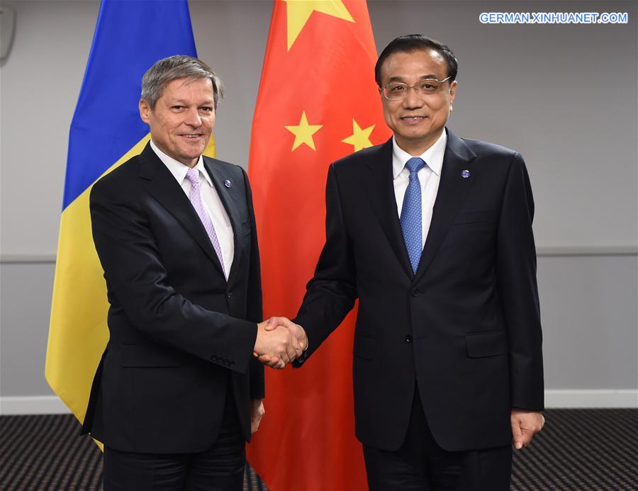 LATVIA-RIGA-LI KEQIANG-ROMANIA-PM-MEETING