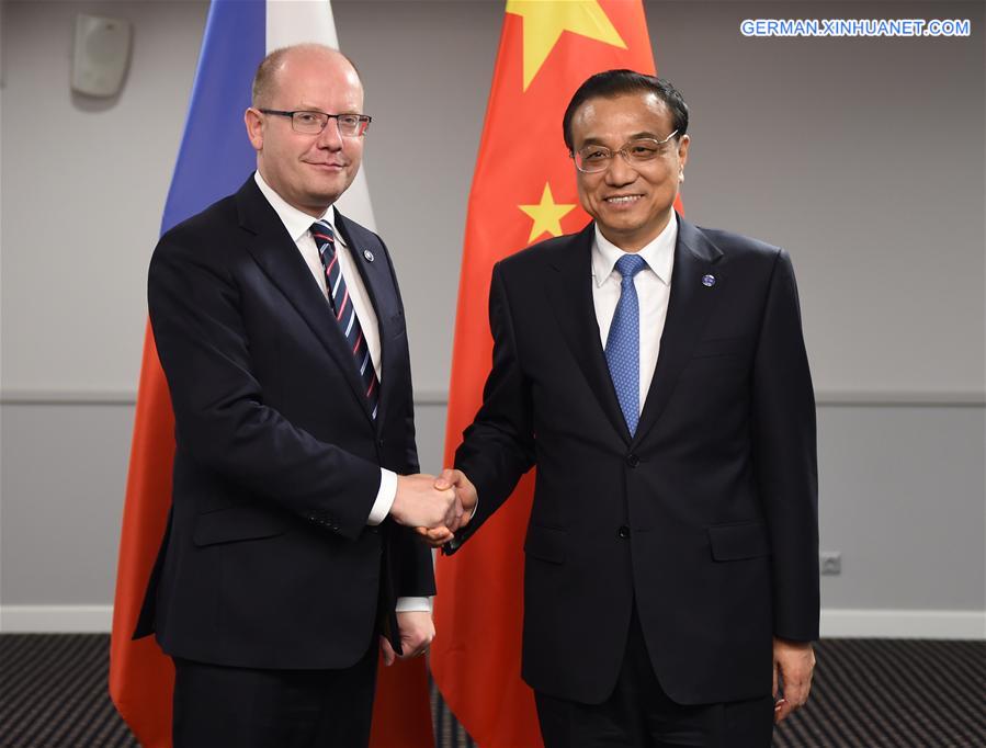 LATVIA-RIGA-LI KEQIANG-CZECH PM-MEETING