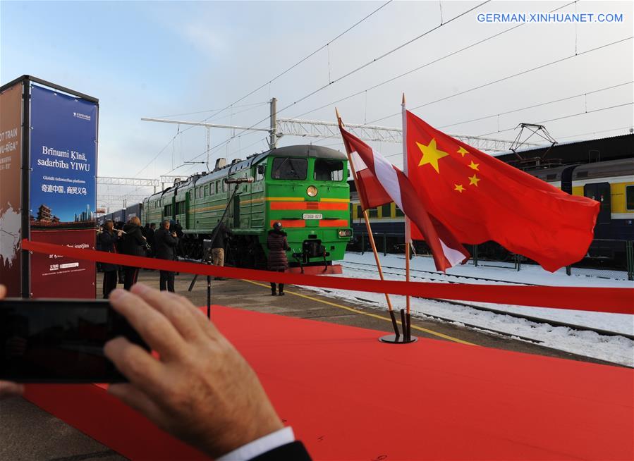 LATVIA-RIGA-TRANS-EURASIA TRAIN-CHINA