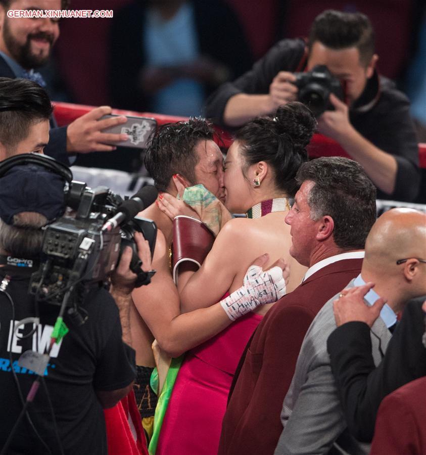 (SP)US-LAS VEGAS-WBO-ZOU SHIMING-TITLE